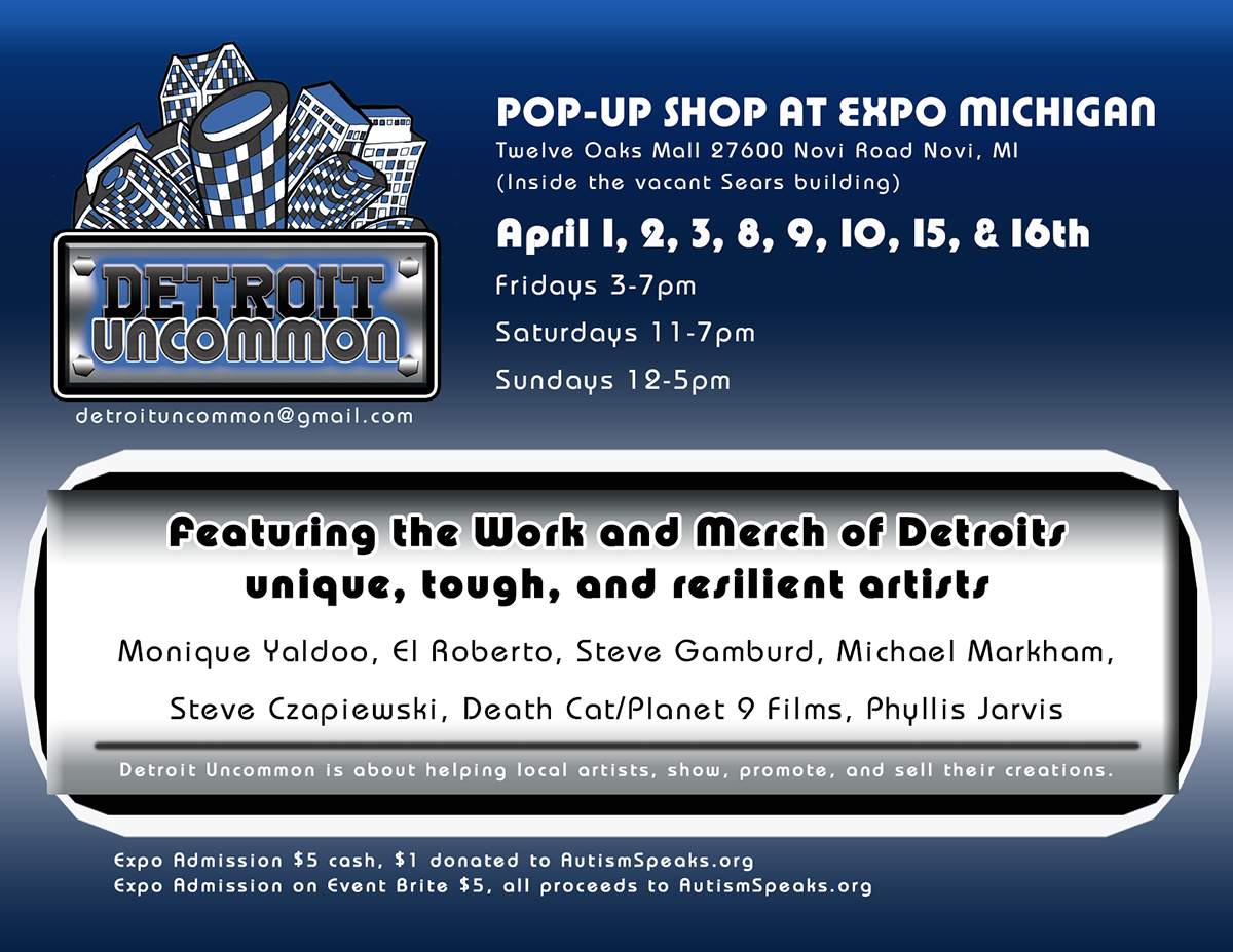 Detroit Uncommon Pop-up Shop at MI Expo
