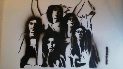 Alice Cooper Band (frisket print)