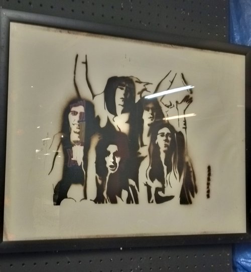 Alice Cooper Band (frisket print)
