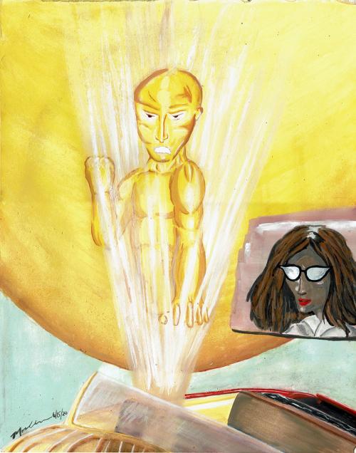 Solar Man (Graphic Novel Cover) *SOLD