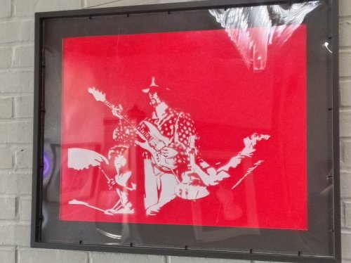Grand Funk Railroad (frisket print)