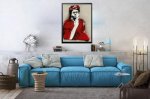 Frida En Rojo (Uno Al Doce) - Limited Edition of 12 Unique Pieces