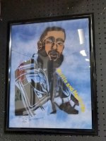 Nipsy Hussle Hustle and Motivate (unique hand-embellished frisket print)